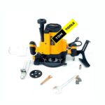Juster J2012 2200W Electric Router with 12mm Collet and Adapters