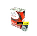 Toyota 5W-30 Fully Synthetic Engine Oil 4L and Oil Filter