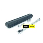 ½ inch Drive 28Nm to 210Nm Torque Wrench with 5 inch Extension, 17mm, 19mm Sockets