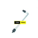 ¾ inch L Handle with ½ inch and 1 inch Impact Socket Wrench Adapters