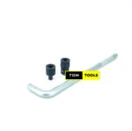 ¾ inch L Handle with ½ inch and 1 inch Impact Socket Wrench Adapters