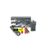 All Metal Zoomable Flashlight Torch with Two 6800mAh Batteries