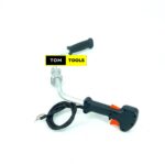 Complete Handle with Throttle, Switch, and Cables for Brushcutter, Hedgetrimmer
