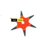 Universal 6 sided Star Head Brushcutter Blade