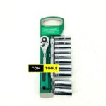 12PCS ⅜ Inch Ratchet Deep Socket Box Spanner Set