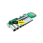 12PCS ⅜ Inch Ratchet Deep Socket Box Spanner Set