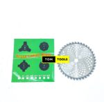 10 INCH 40T Brush Cutter Blade, Carbide Tips, Stainless Steel