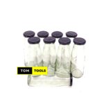 10pcs 500ml Glass Juice Bottles with Airtight Pop Lids