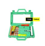 12PCS Metal Tubeless Puncture Repair Kit with Valve Key