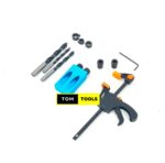 15° Pocket Hole Jig Dowel Drill Bit Guide Kit with 6mm, 8mm, 10mm