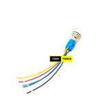 22mm Stainless Steel Backlit Latching Push Button