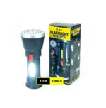 9LED Flashlight Torch with COB Side Lamp