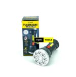 9LED Flashlight Torch with COB Side Lamp