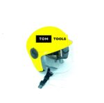 Open Face Motorcycle Helmet Contoured Style, Yellow