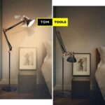 Retro Adjustable Swing Arm Floor Lamp with Switch