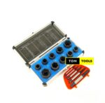 10PCS Damaged Bolt Remover and Screw Extractors Combo