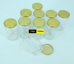 10pcs 370ml 500g Glass Jars Mason Jars with Pop Lids