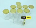 10pcs 370ml 500g Glass Jars Mason Jars with Pop Lids