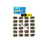24PCS 48x32mm Rubber Tube Patches and 20g Rubber Cement Gum