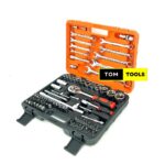 82PCS Chrome Vanadium ½ inch  and ¼ inch Ratchet Set Tool Kit