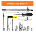 82PCS Chrome Vanadium ½ inch  and ¼ inch Ratchet Set Tool Kit