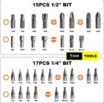 82PCS Chrome Vanadium ½ inch  and ¼ inch Ratchet Set Tool Kit