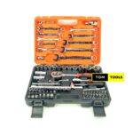 82PCS Chrome Vanadium ½ inch  and ¼ inch Ratchet Set Tool Kit