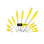 12PCS Magnetic Screwdriver Set with High Torque Hex Bolt Ends