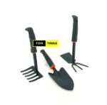 Heavy Duty 3PCS Gardening Hand Tools with Ergonomic Non-Slip Rubber Grip