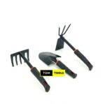 Heavy Duty 3PCS Gardening Hand Tools with Ergonomic Non-Slip Rubber Grip