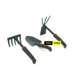 Heavy Duty 3PCS Gardening Hand Tools with Ergonomic Non-Slip Rubber Grip