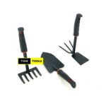 Heavy Duty 3PCS Gardening Hand Tools with Ergonomic Non-Slip Rubber Grip