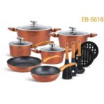 15pcs Edenburg Cookware Set EB-5618