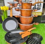 15pcs Edenburg Cookware Set EB-5618