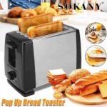 Sokany Automatic Electric 2 Slice Pop Up Bread Toaster