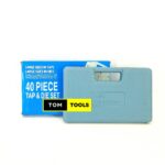 40PCS M3-M12 Metric Tap and Die Set with Thread Gauge and Case