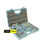 40PCS M3-M12 Metric Tap and Die Set with Thread Gauge and Case