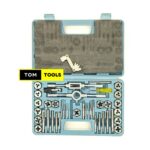 40PCS M3-M12 Metric Tap and Die Set with Thread Gauge and Case