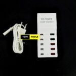 10 USB Ports 72W Smart Fast Charger Station Power Adapter