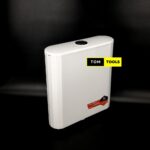 Top Push Button Dual Flush Toilet Plastic Cistern