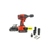 310Nm Brushless ½ inch Cordless Impact Wrench with Drill Chuck Adapter