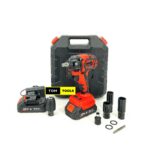 310Nm Brushless ½ inch Cordless Impact Wrench with Drill Chuck Adapter