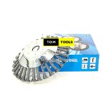 8 inch Twist Knot Wire Brush Cutter Derusting Weeding Wheel