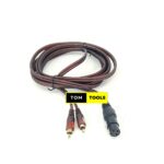 Female XLR to Dual RCA Stereo Y Cable