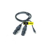 USB TYPE C to Dual XLR Stereo Y Cable