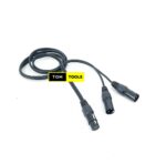 XLR Female to Dual XLR Male Y-Cable