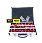 35PCS 8mm Shank Router Bit Set in Aluminium Case