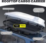 580L Car Roof Box White