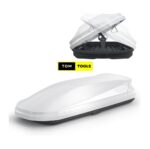 580L Car Roof Box White
