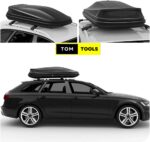 580L Car Rooftop Cargo Carrier Box, Black